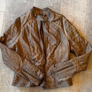 Jou Jou Faux Leather Jacket